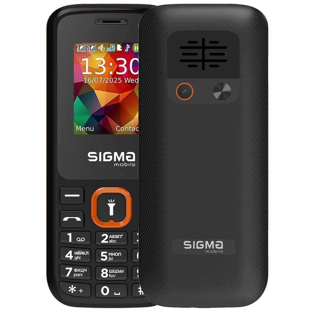 Мобільний телефон Sigma X-style 171 MINI Black-Orange (4827798813737)