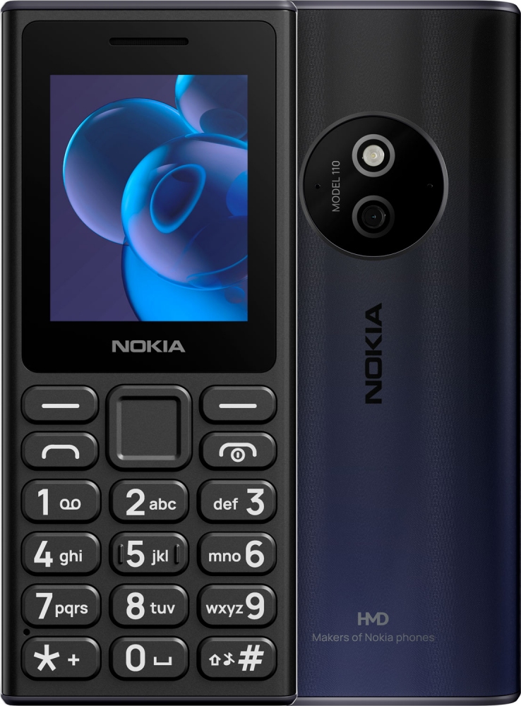 Мобільний телефон Nokia 110 TA-1694 DS 2024 Black