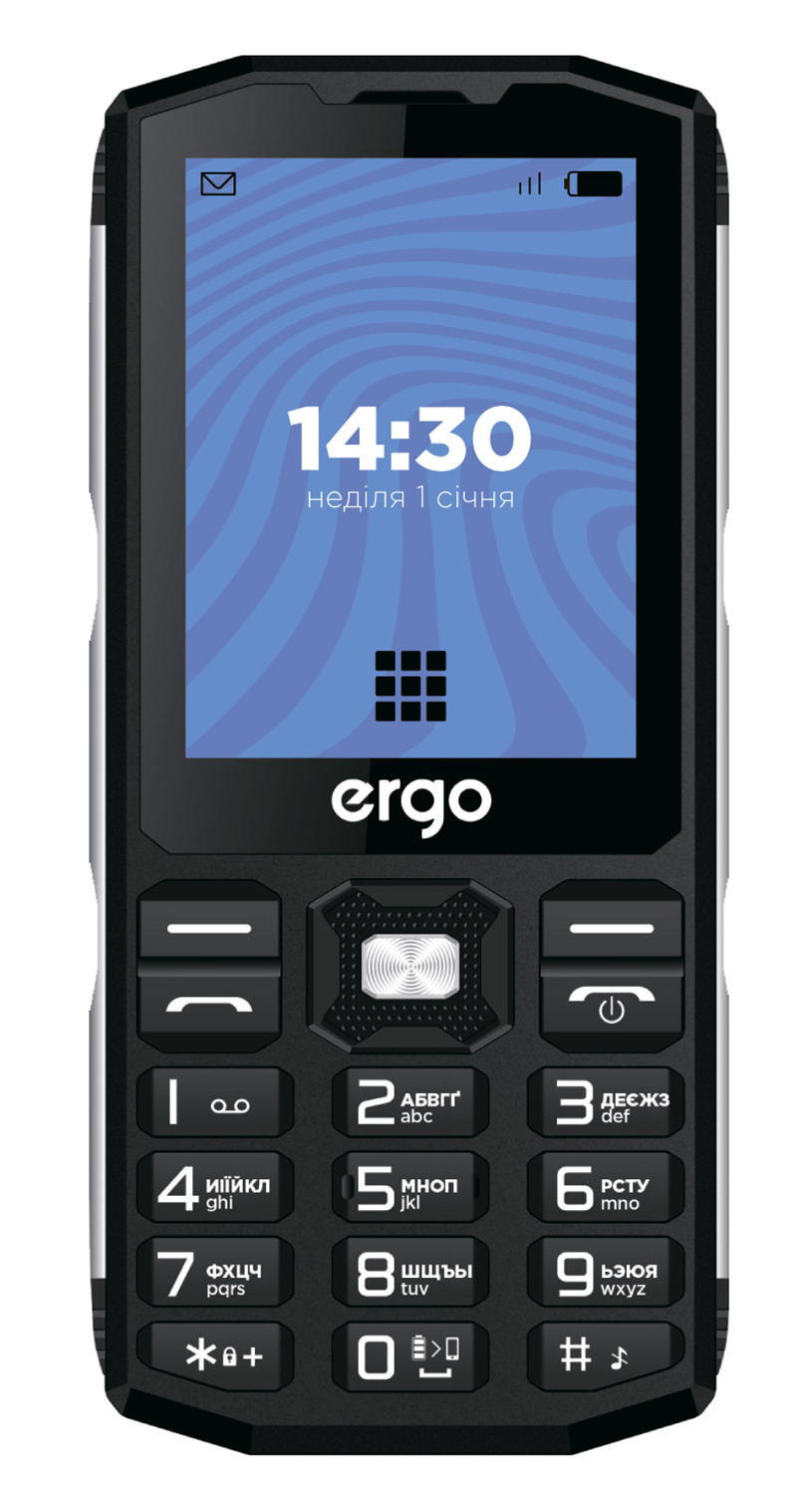 Мобільний телефон ERGO E282 Dual Sim Black