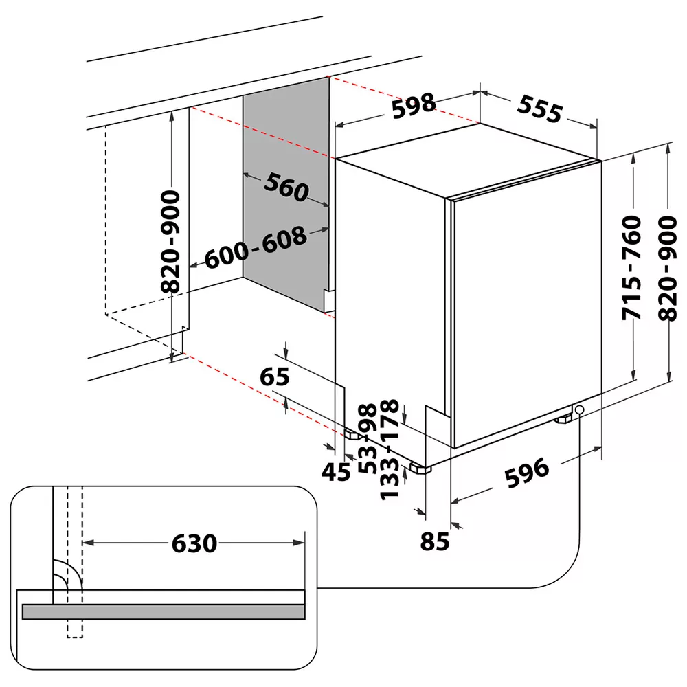 Посудомийна машина Whirlpool W8I HF58 TU