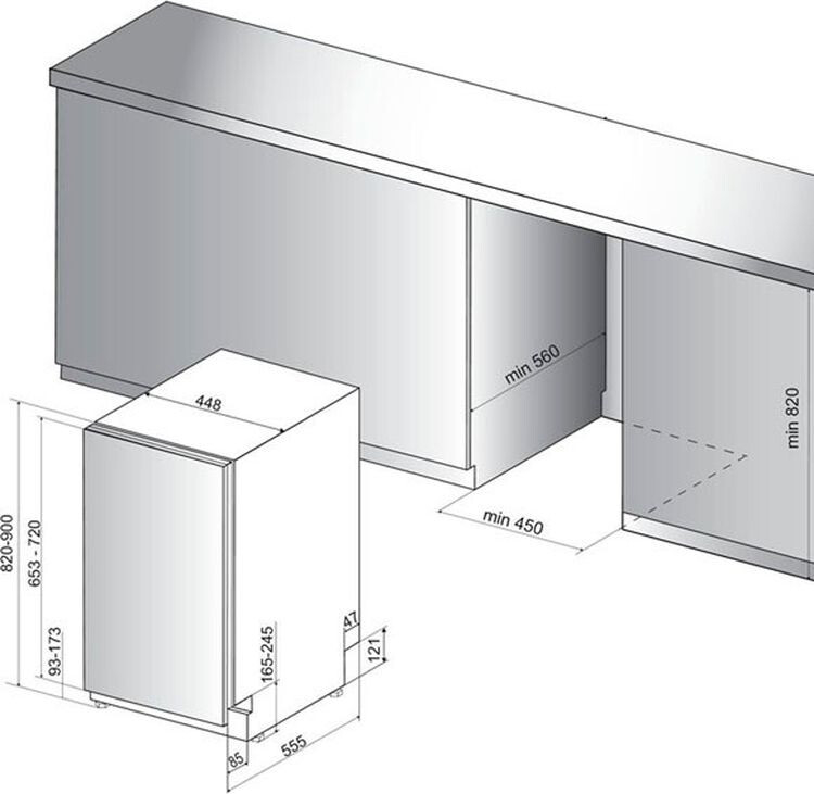 Посудомийна машина Hotpoint Ariston HSIC3T127C