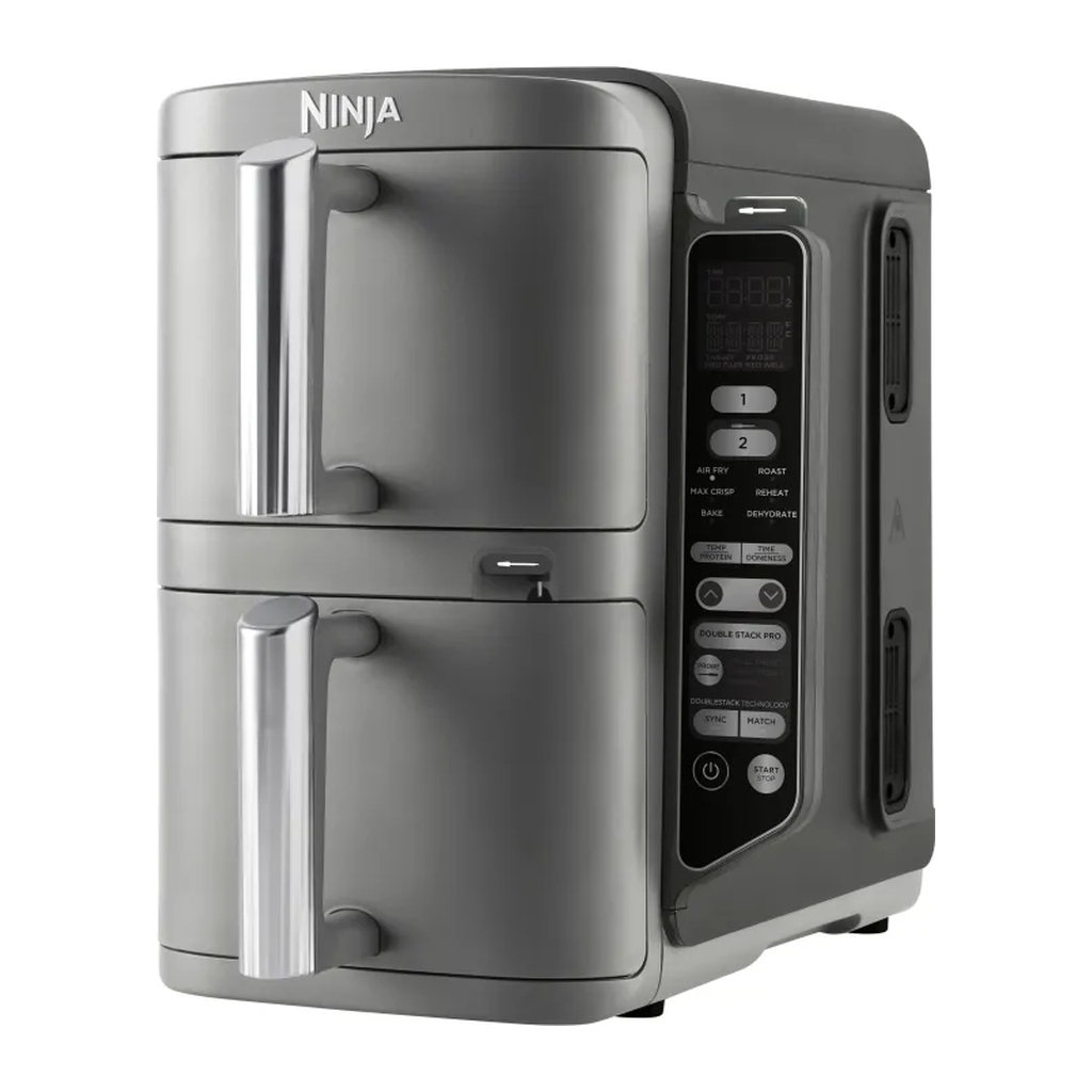 Мультипіч Ninja Double Stack XL 2-Level Hot Air Fryer 9,5 л with Smart Cook System (SL451EU)