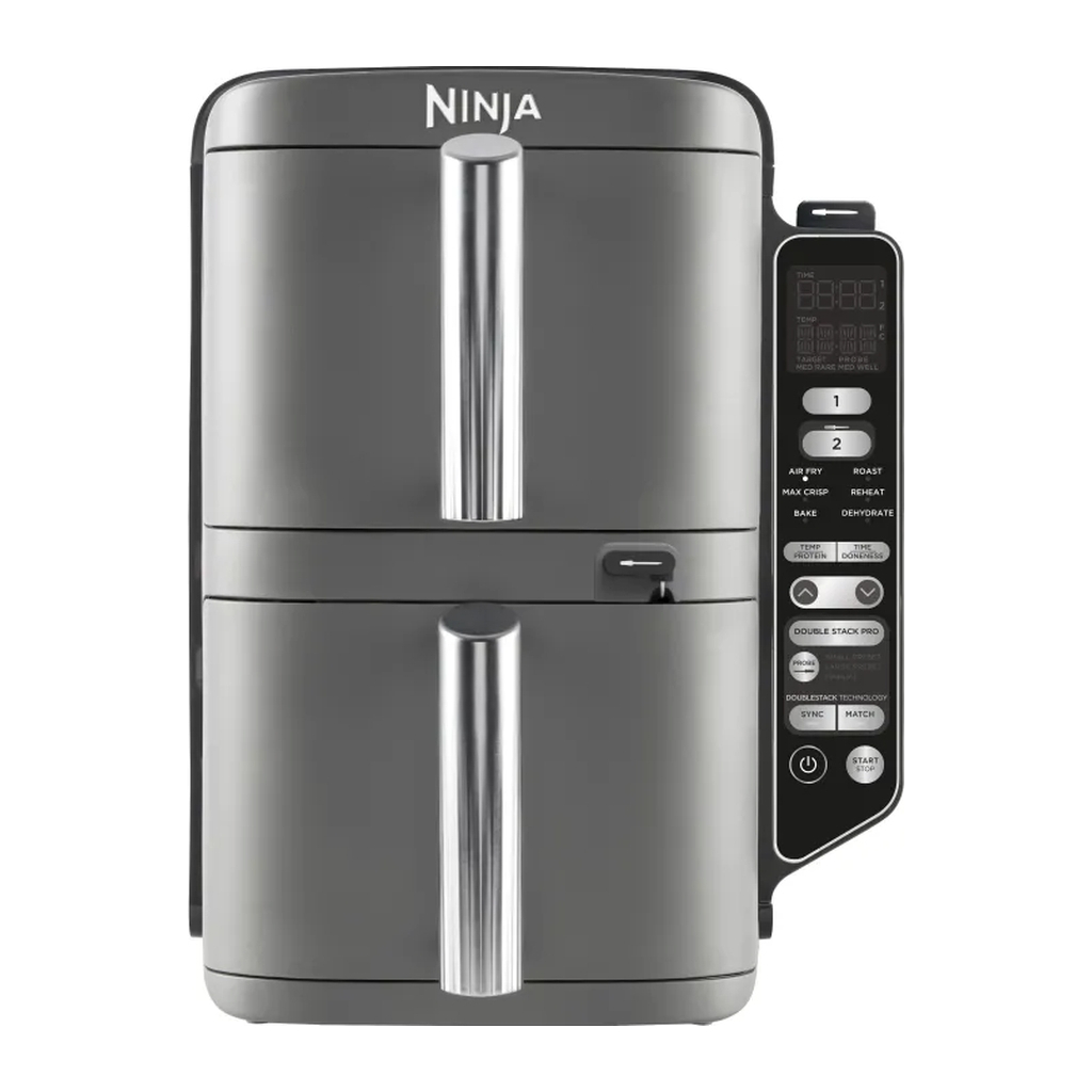 Мультипіч Ninja Double Stack XL 2-Level Hot Air Fryer 9,5 л with Smart Cook System (SL451EU)