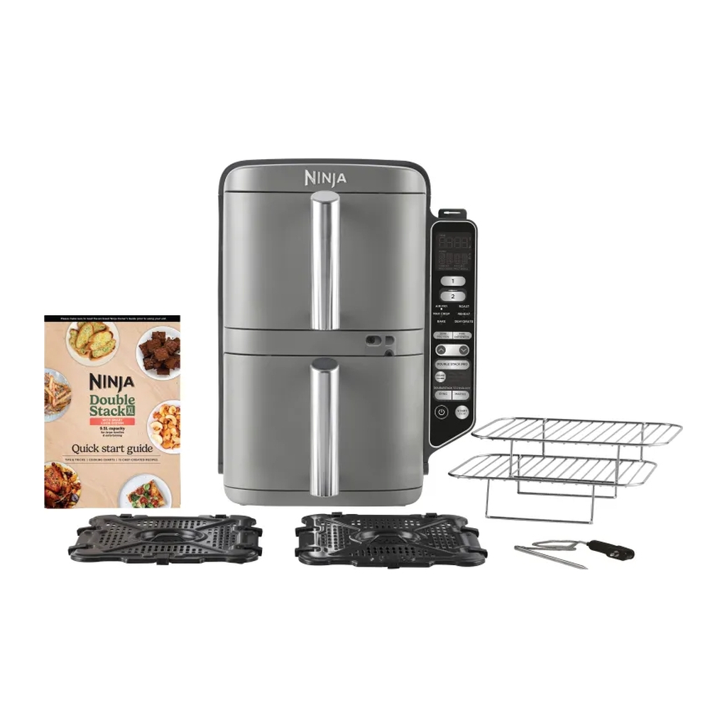 Мультипіч Ninja Double Stack XL 2-Level Hot Air Fryer 9,5 л with Smart Cook System (SL451EU)