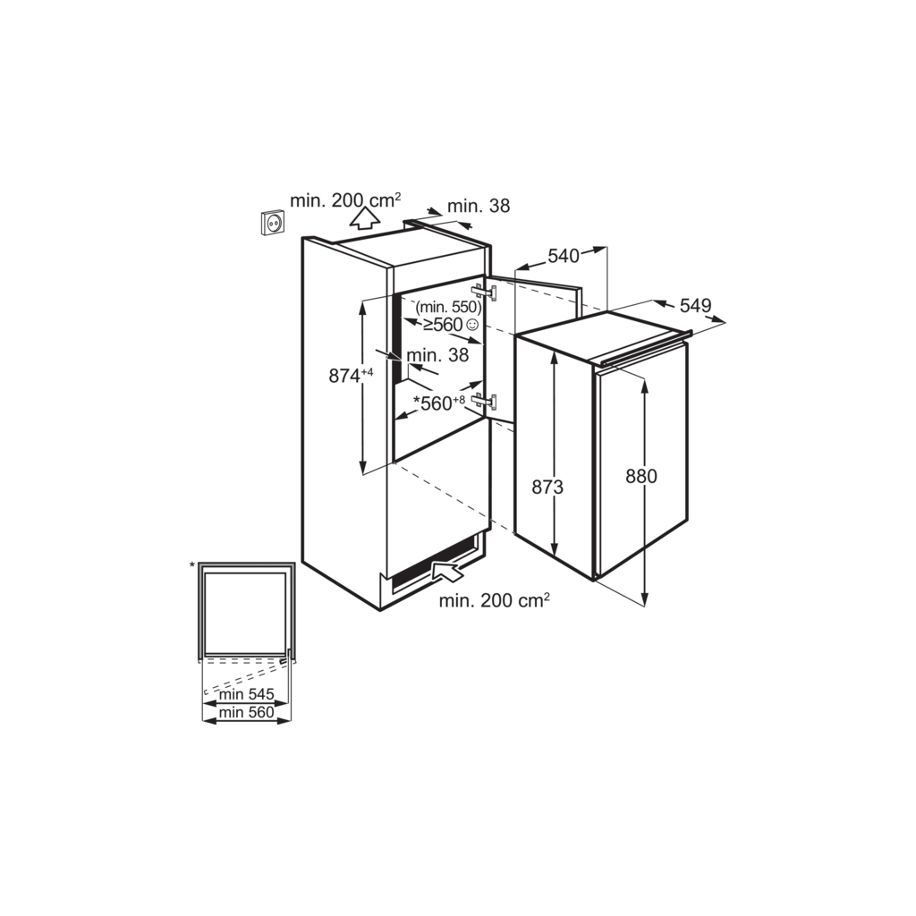 Холодильник Electrolux LRB2AE88S