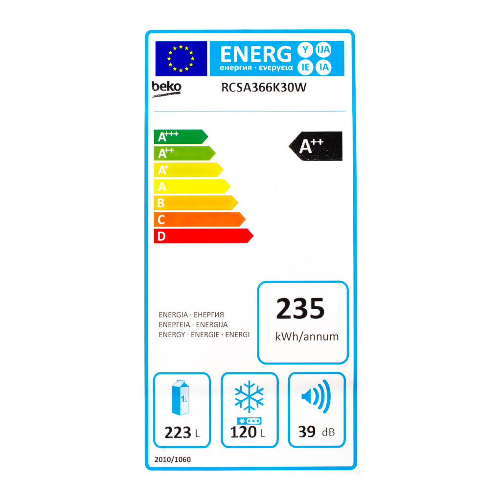 Холодильник Beko RCSA366K30W