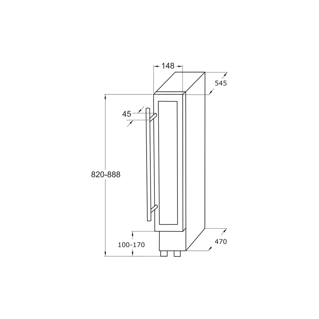 Холодильник Hansa FWC15072B