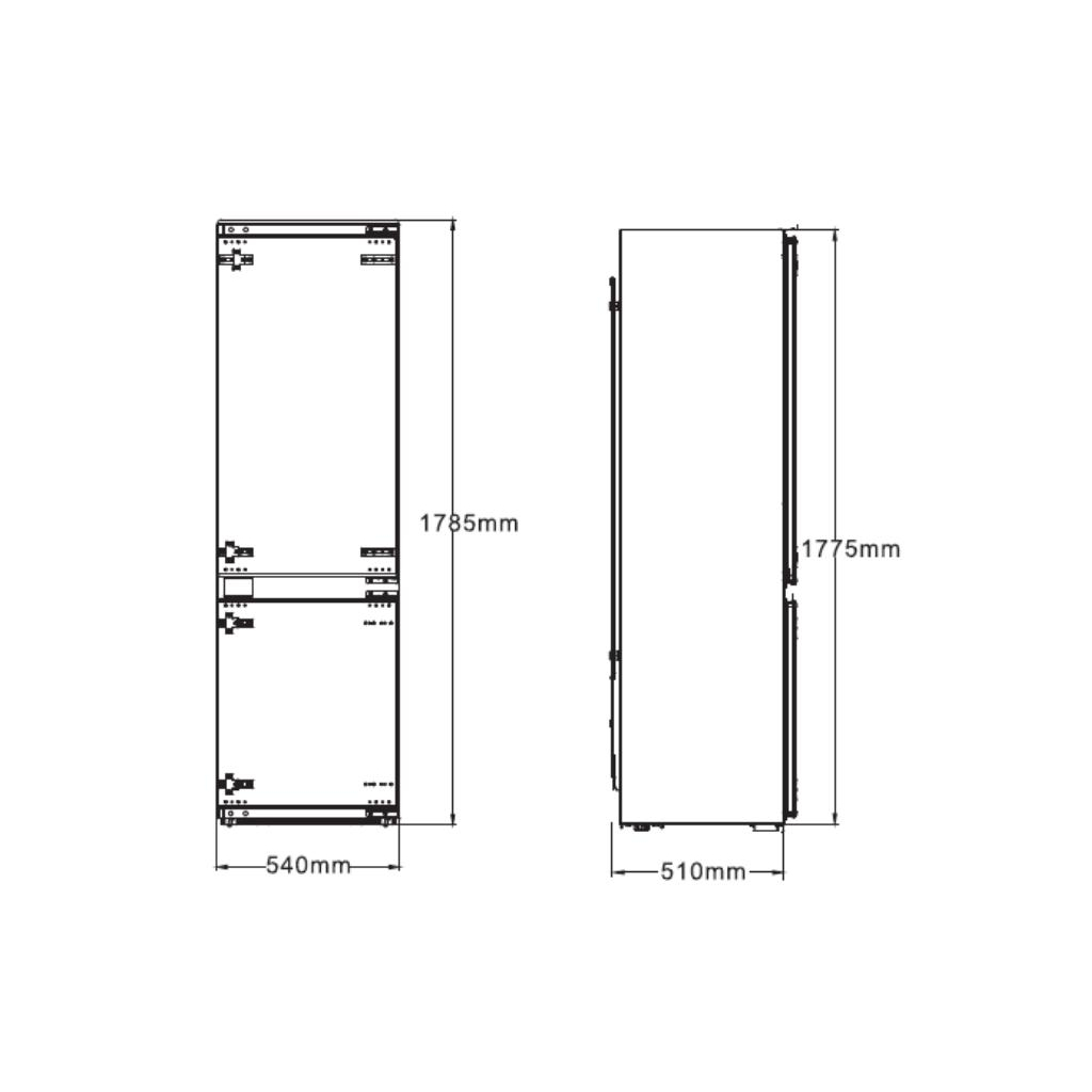 Холодильник Interline RDF770EBZWA