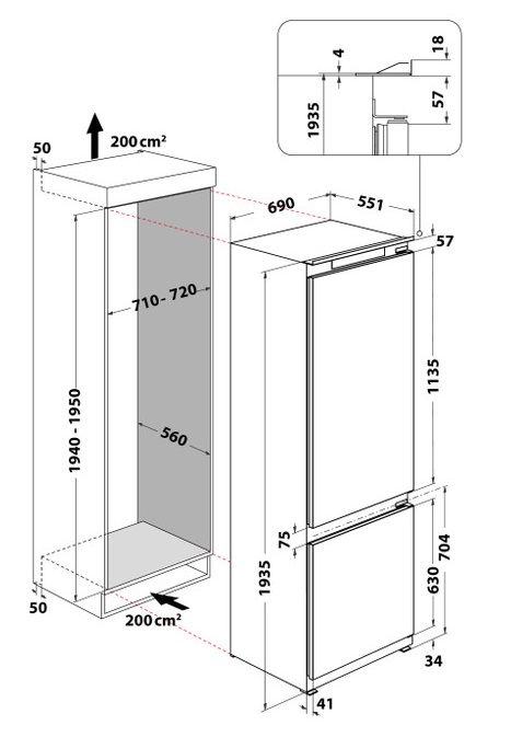 Холодильник Whirlpool WH SP70 T121