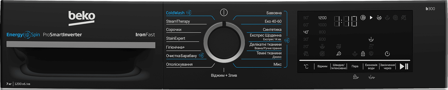 Пральна машина автоматична Beko BM3WFSU47215WPBB2