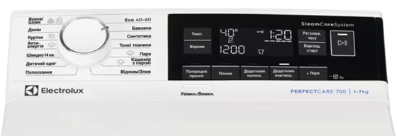 Пральна машина автоматична Electrolux EW7T3372U