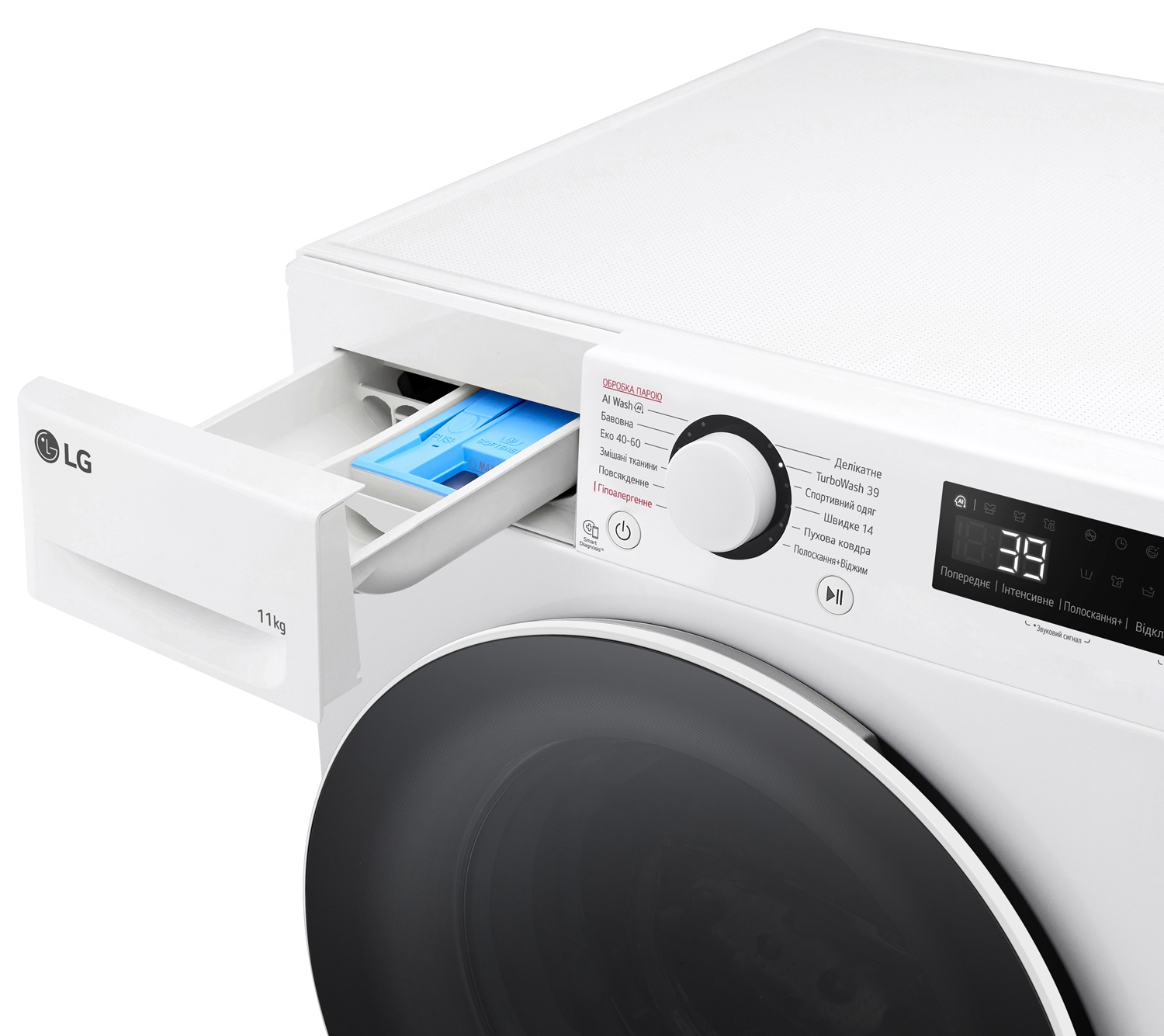 Пральна машина автоматична LG F4Y5ES0W