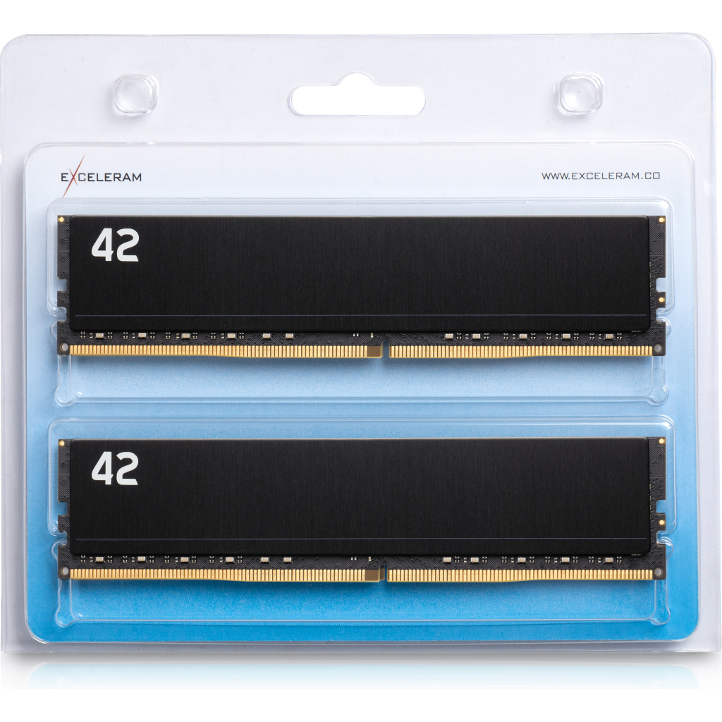 Модуль пам'яті для комп'ютера DDR4 32GB (2x16GB) 3200 MHz 42-Series eXceleram (E-42-002D-32)
