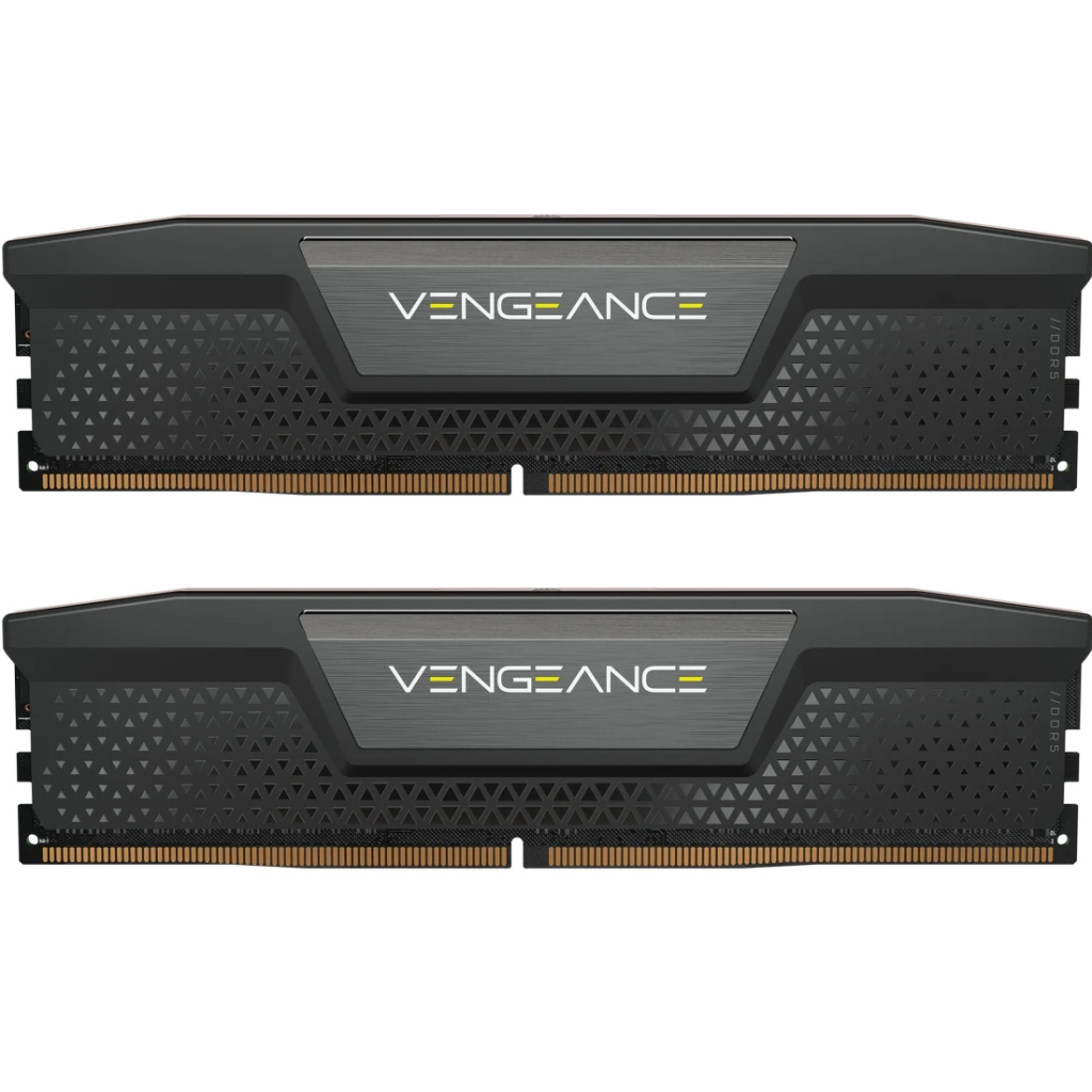 Модуль пам'яті для комп'ютера DDR5 96GB (2x48GB) 6800 MHz Vengeance XMP Black Corsair (CMK96GX5M2B6800C40)