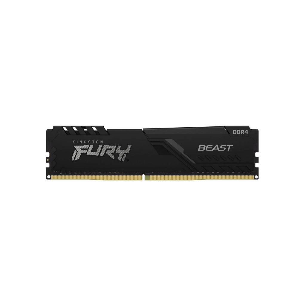 Модуль пам'яті для комп'ютера DDR4 32GB (2x16GB) 3200 MHz Beast Black Kingston Fury (ex.HyperX) (KF432C16BB1K2/32WP)