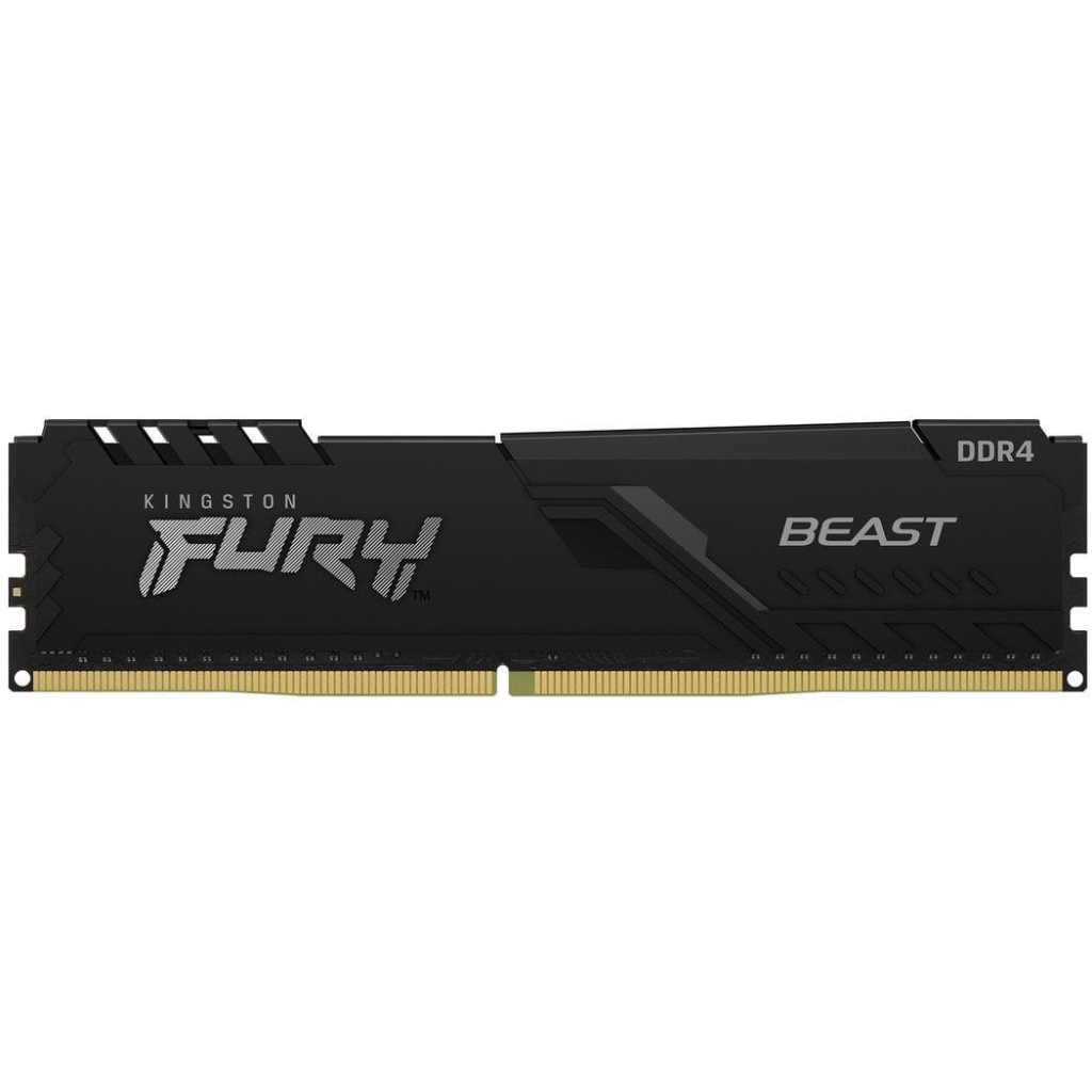 Модуль пам'яті для комп'ютера DDR4 16GB 3200 MHz Beast Black Kingston Fury (ex.HyperX) (KF432C16BB1/16WP)