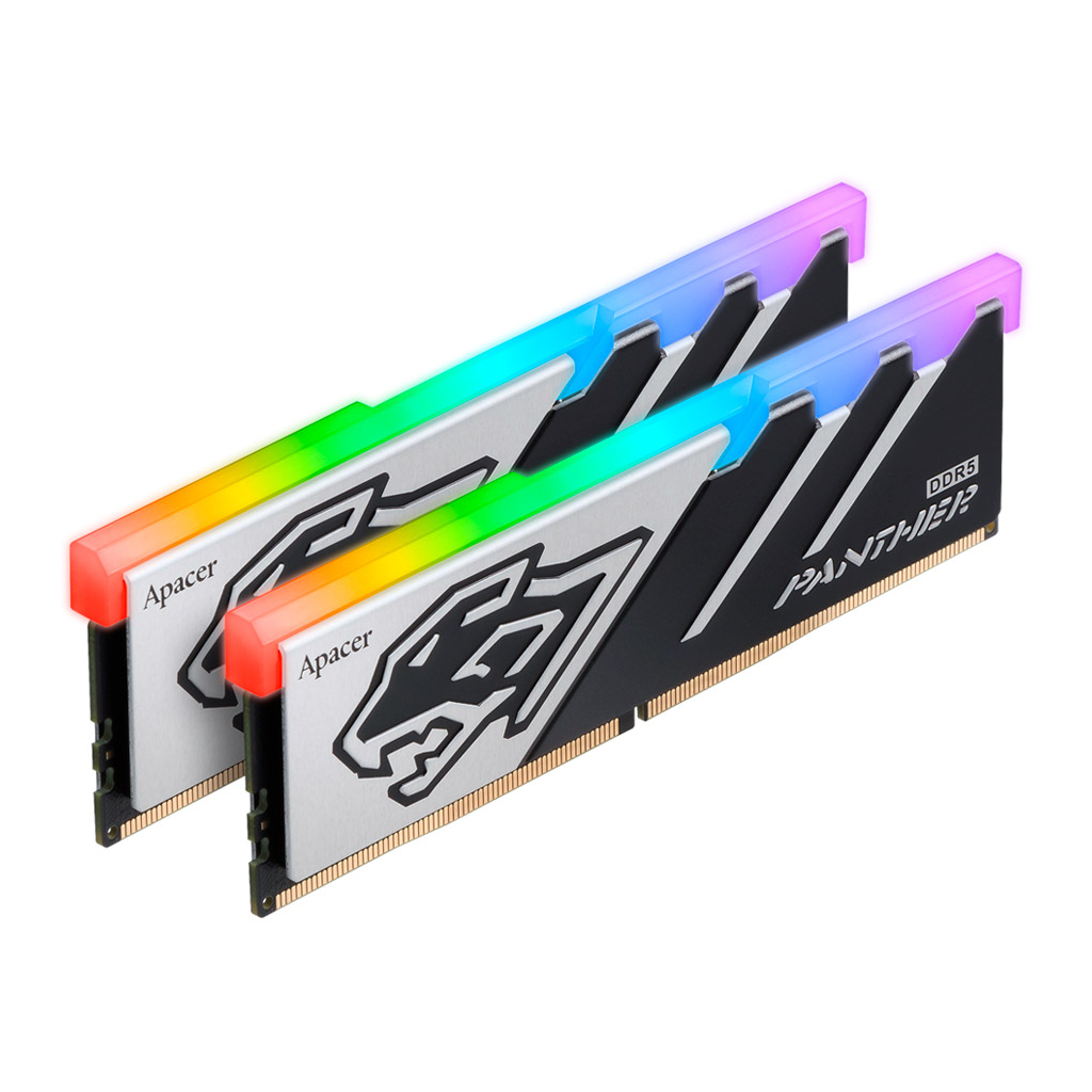 Модуль пам'яті для комп'ютера DDR5 32GB (2x16GB) 5600 MHz Panther RGB Apacer (AH5U32G56C5229BAA-2)