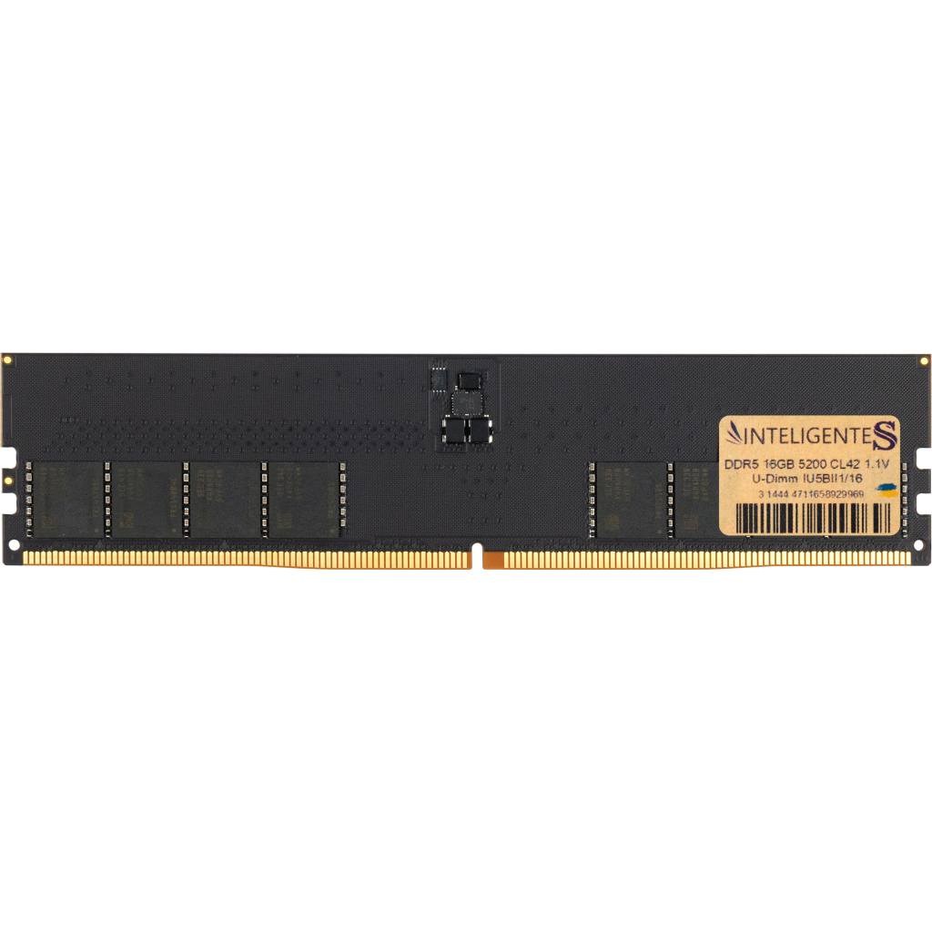 Модуль пам'яті для комп'ютера DDR5 16GB 5200 MHz INTELIGENTES (IU5BII1/16)