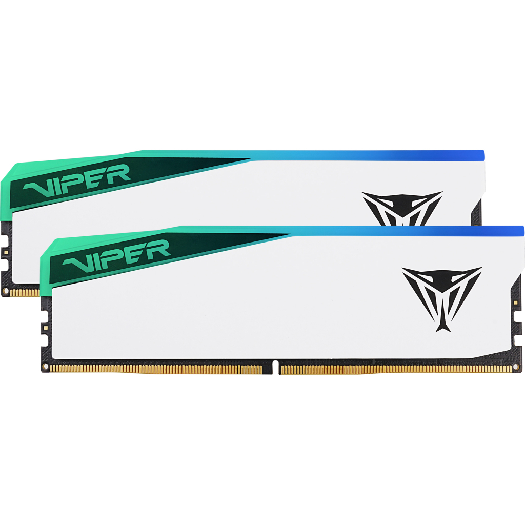 Модуль пам'яті для комп'ютера DDR5 32GB (2x16GB) 7000 MHz Viper Elite 5 RGB Patriot (PVER532G70C32KW)