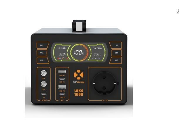 Зарядна станція  APstorage LAKE 1000 (1051 Вт/год 1000 Вт)