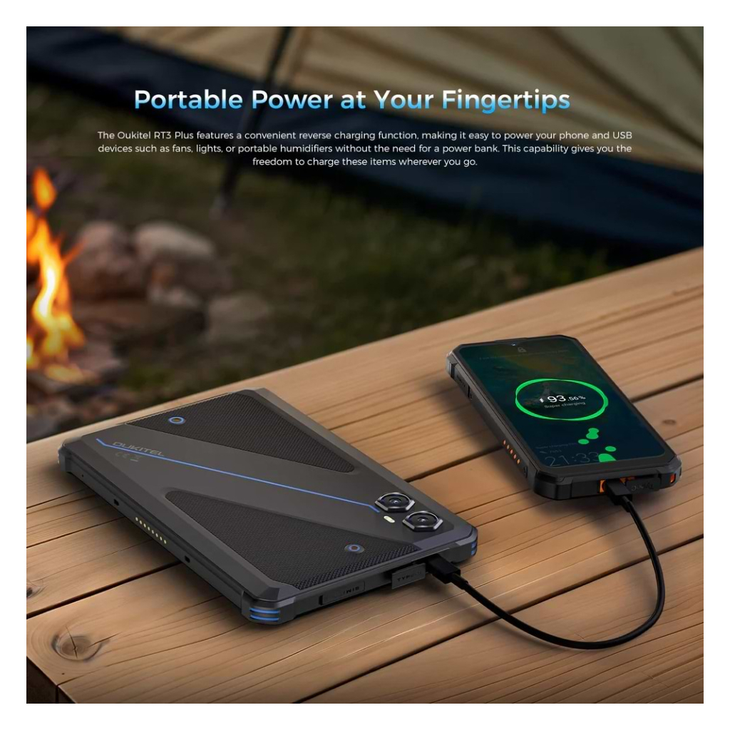 Планшет OUKITEL RT3 plus 8" 4/128GB NFC LTE Black (6941749808516)