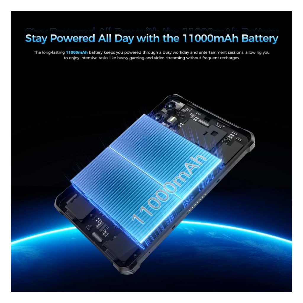 Планшет OUKITEL RT3 plus 8" 4/128GB NFC LTE Black (6941749808516)