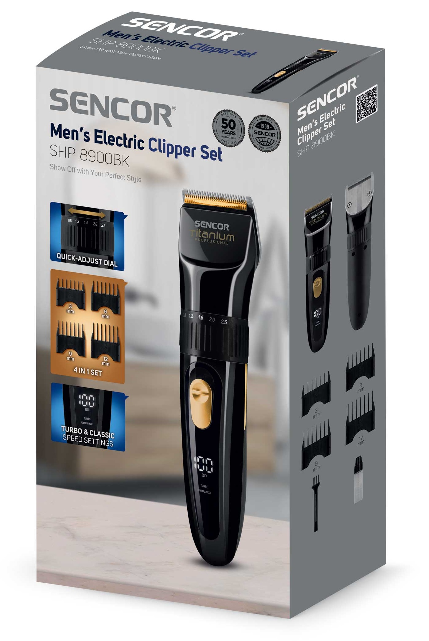 Тример універсальний Sencor SHP 8900BK