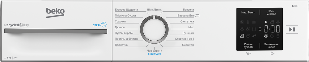 Сушильна машина Beko BM3T38239WW