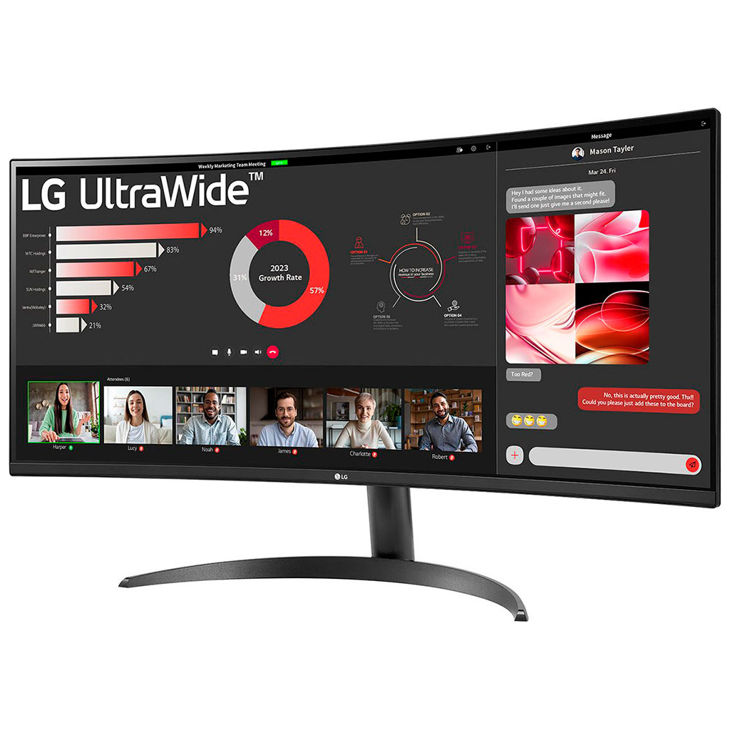 Монітор LG 34WR50QK-B