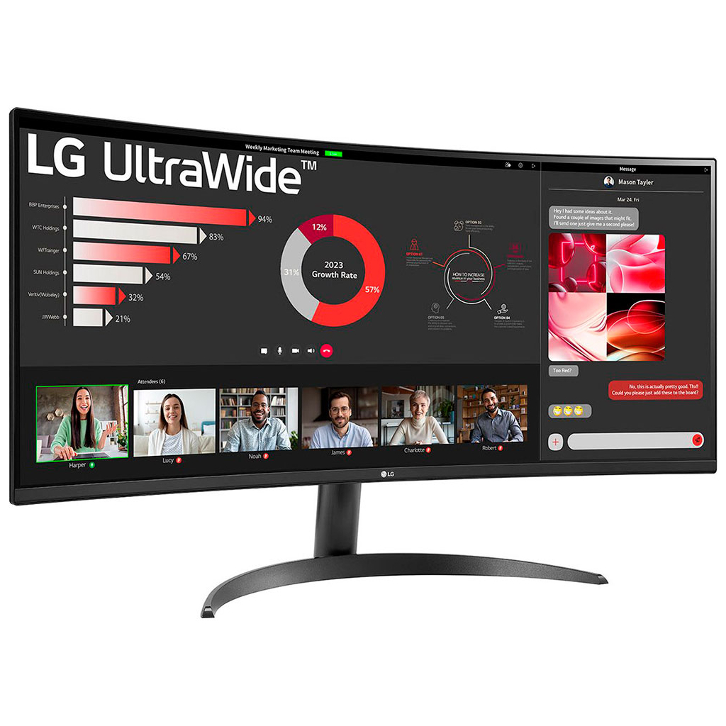 Монітор LG 34WR50QK-B