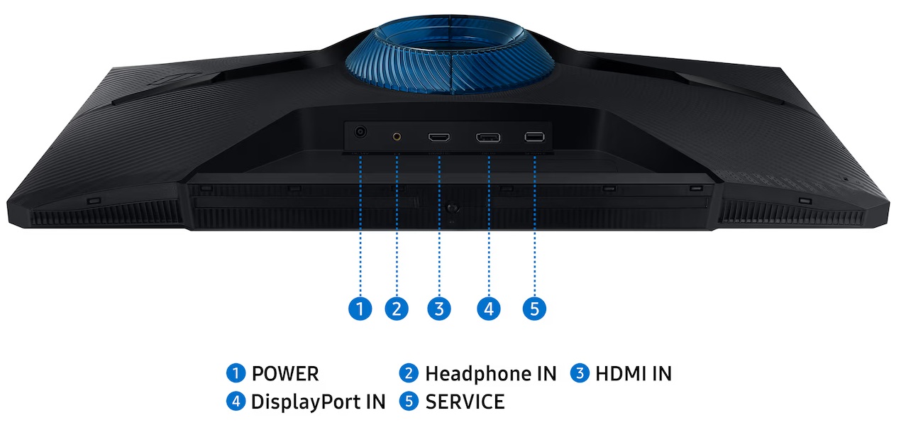 Монiтор 27" Samsung LS27DG300EIXUA