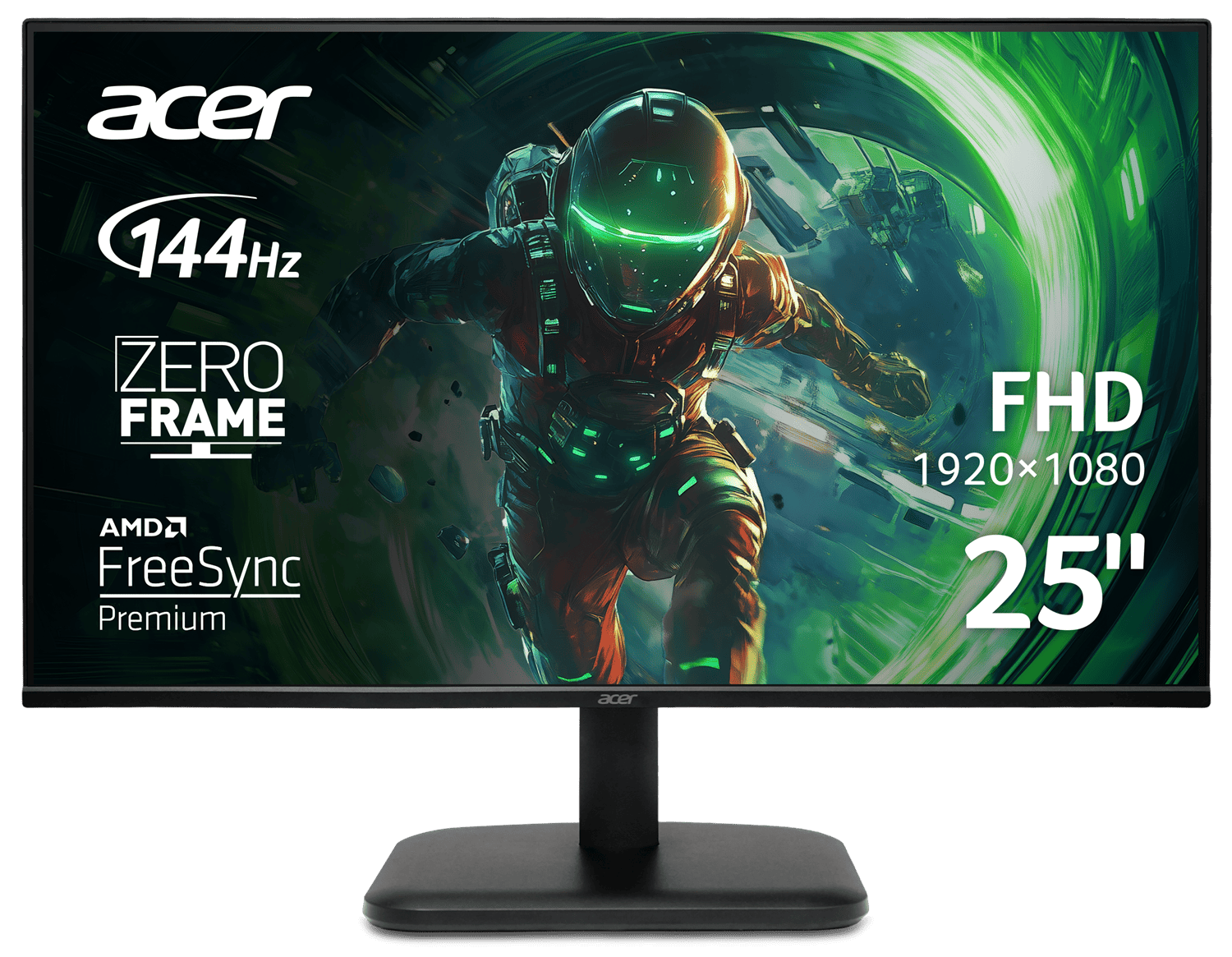 Монiтор 24.5" Acer EK251QP6bi (UM.KE1EE.601) Black