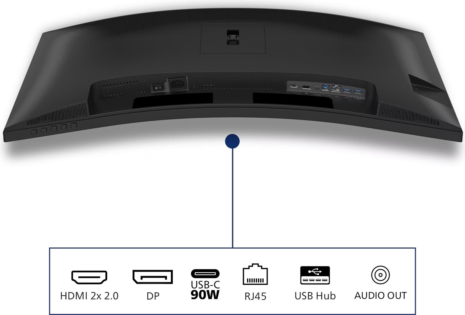 Монiтор 34" Philips 34B2U3600C/00 Black