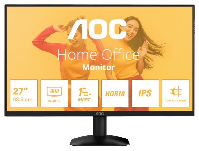 Монiтор 27" AOC Q27B35E Black