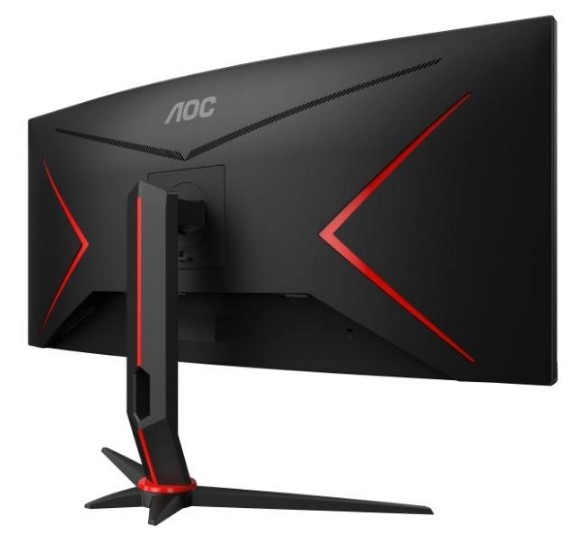 Монiтор 34" AOC CU34G2XP/BK Black/Red