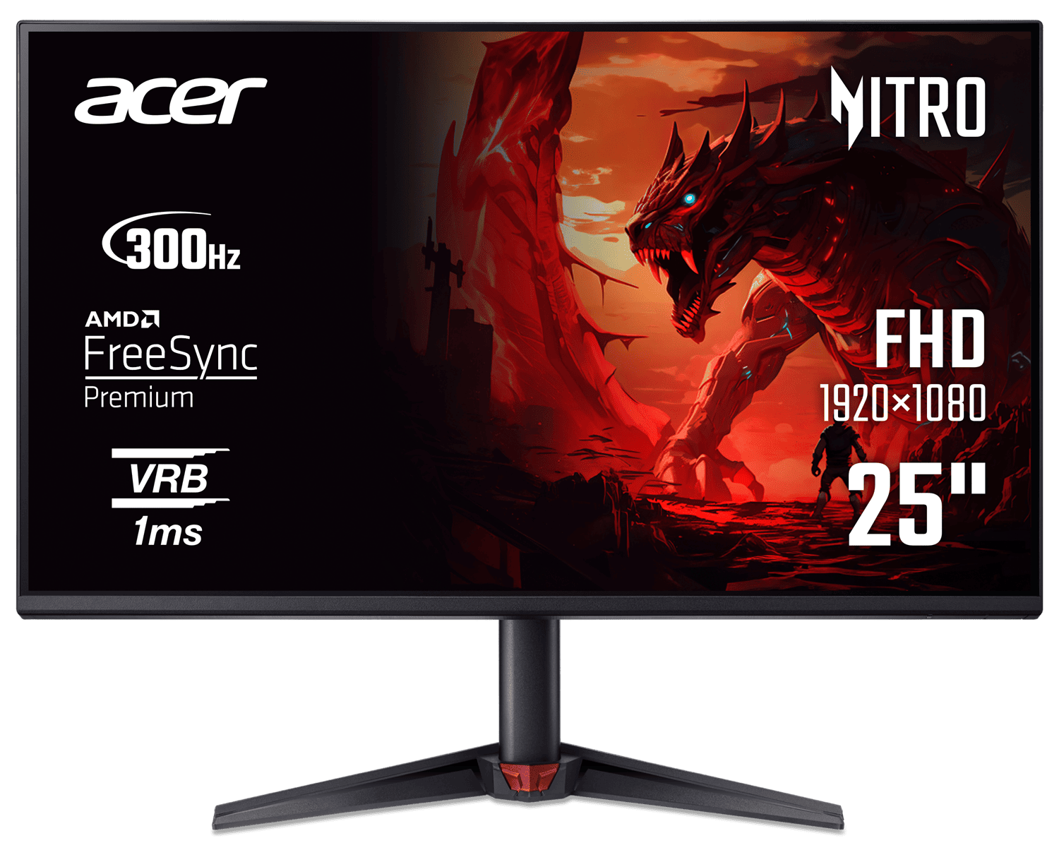 Монiтор 24.5" Acer VG250QFbmiipx (UM.KV0EE.F04) Black