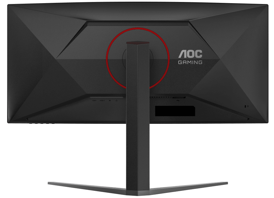 Монiтор 21.5" AOC CU34G4 Black/Red