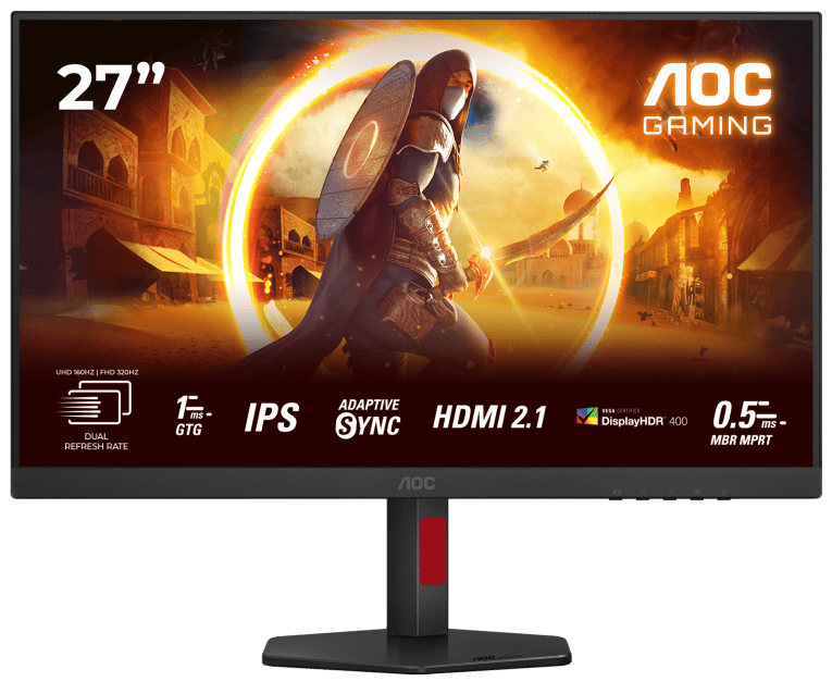 Монiтор 27" AOC U27G4R Black/Red