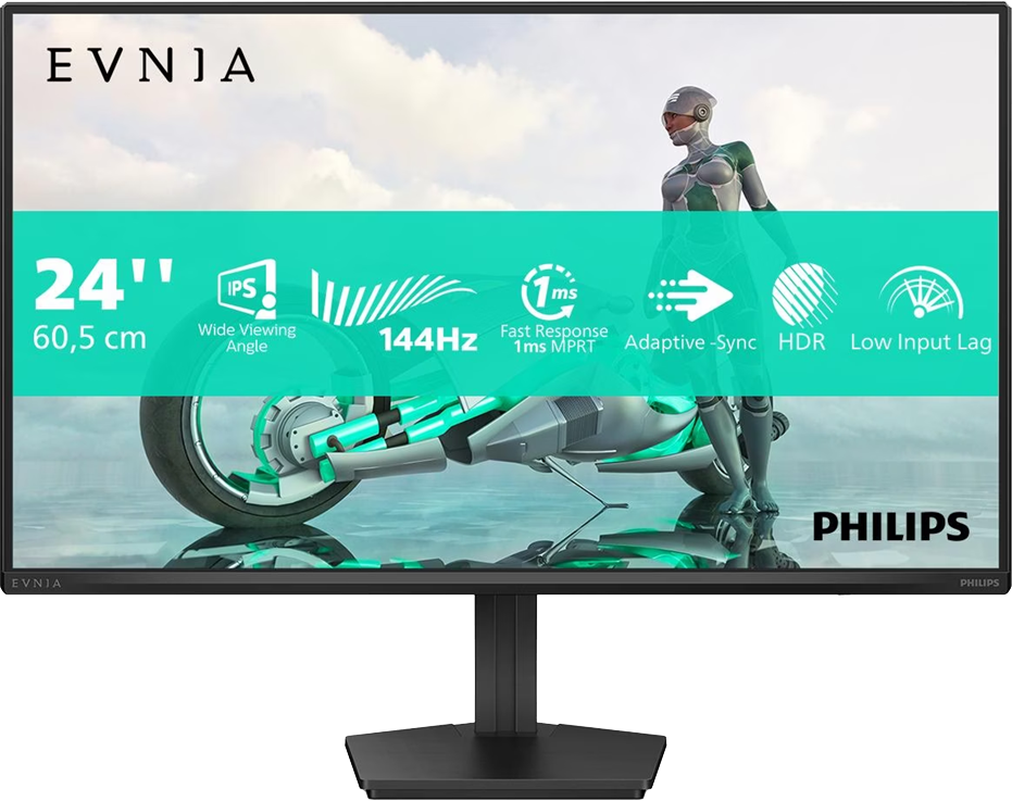 Монiтор 23.8" Philips Evnia 24M2N3200NF/00 Black
