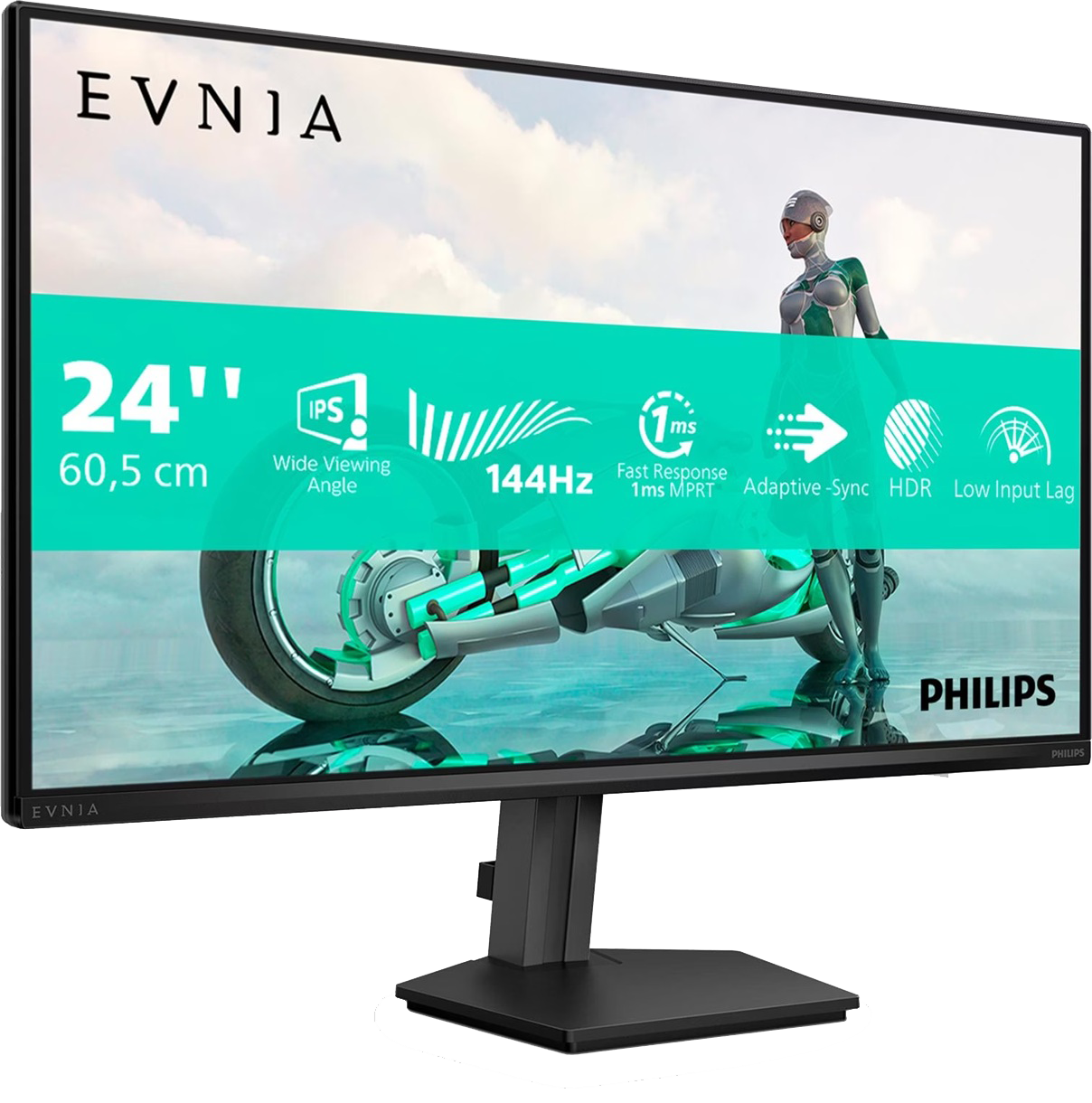 Монiтор 23.8" Philips Evnia 24M2N3200NF/00 Black