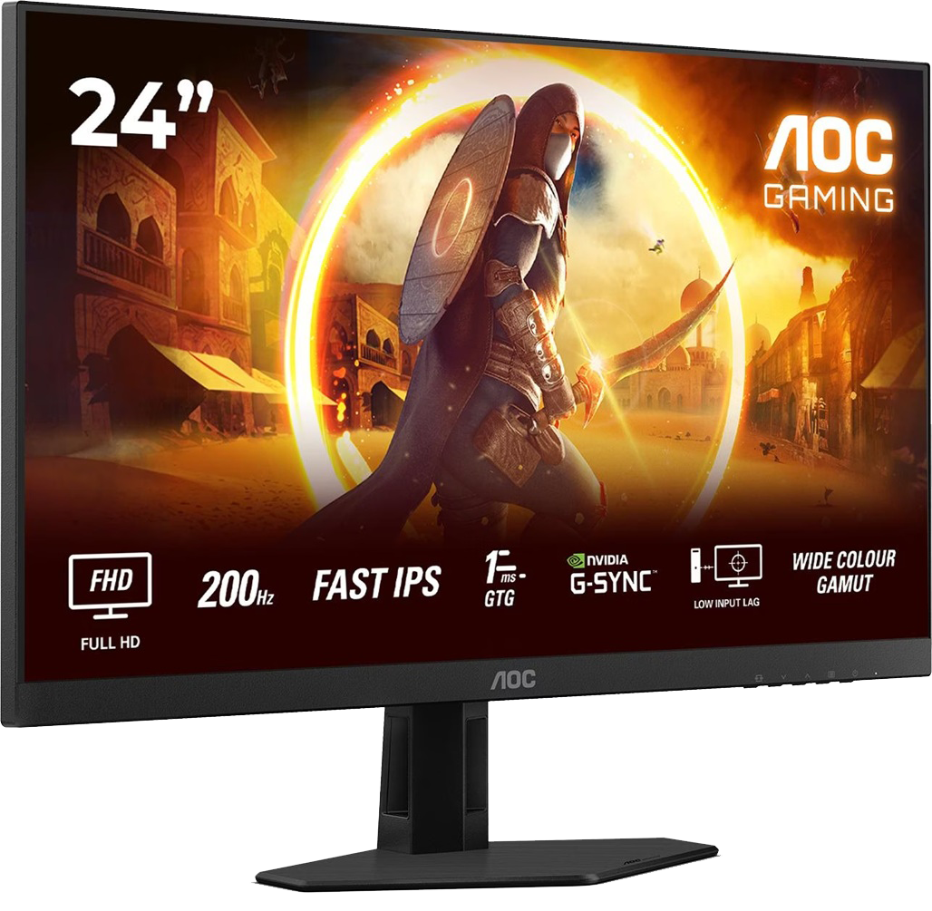 Монiтор 23.8" AOC 24G4HRE Black