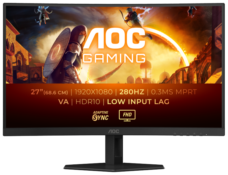 Монiтор 27" AOC C27G4ZXE Black
