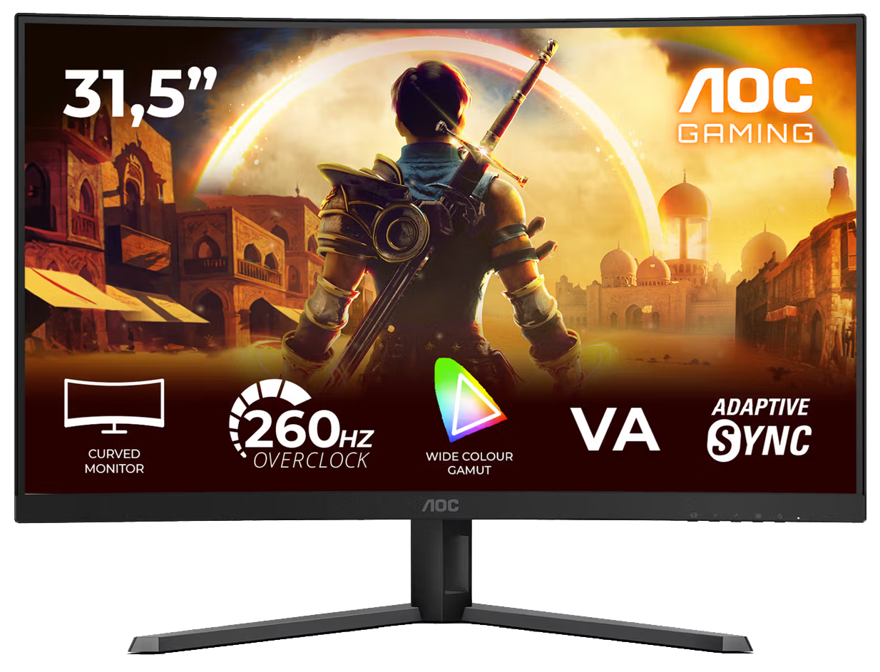 Монiтор 31.5" AOC C32G42ZE Black