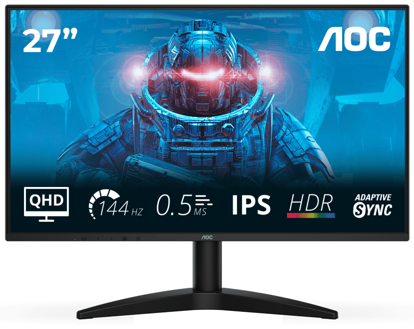 Монiтор 27" AOC Q27B36X Black