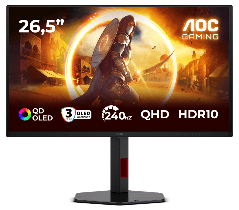 Монiтор 26.5" AOC Q27G4ZDR Black/Red