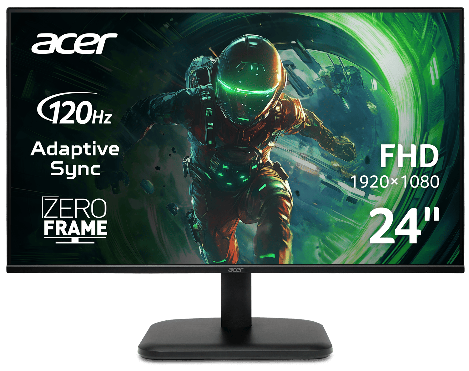 Монiтор 23.8" Acer EK241YGbi (UM.QE1EE.G01)Black