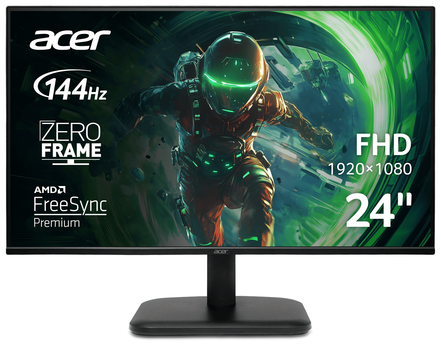 Монiтор 23.8" Acer EK241YP6bi (UM.QE1EE.601) Black