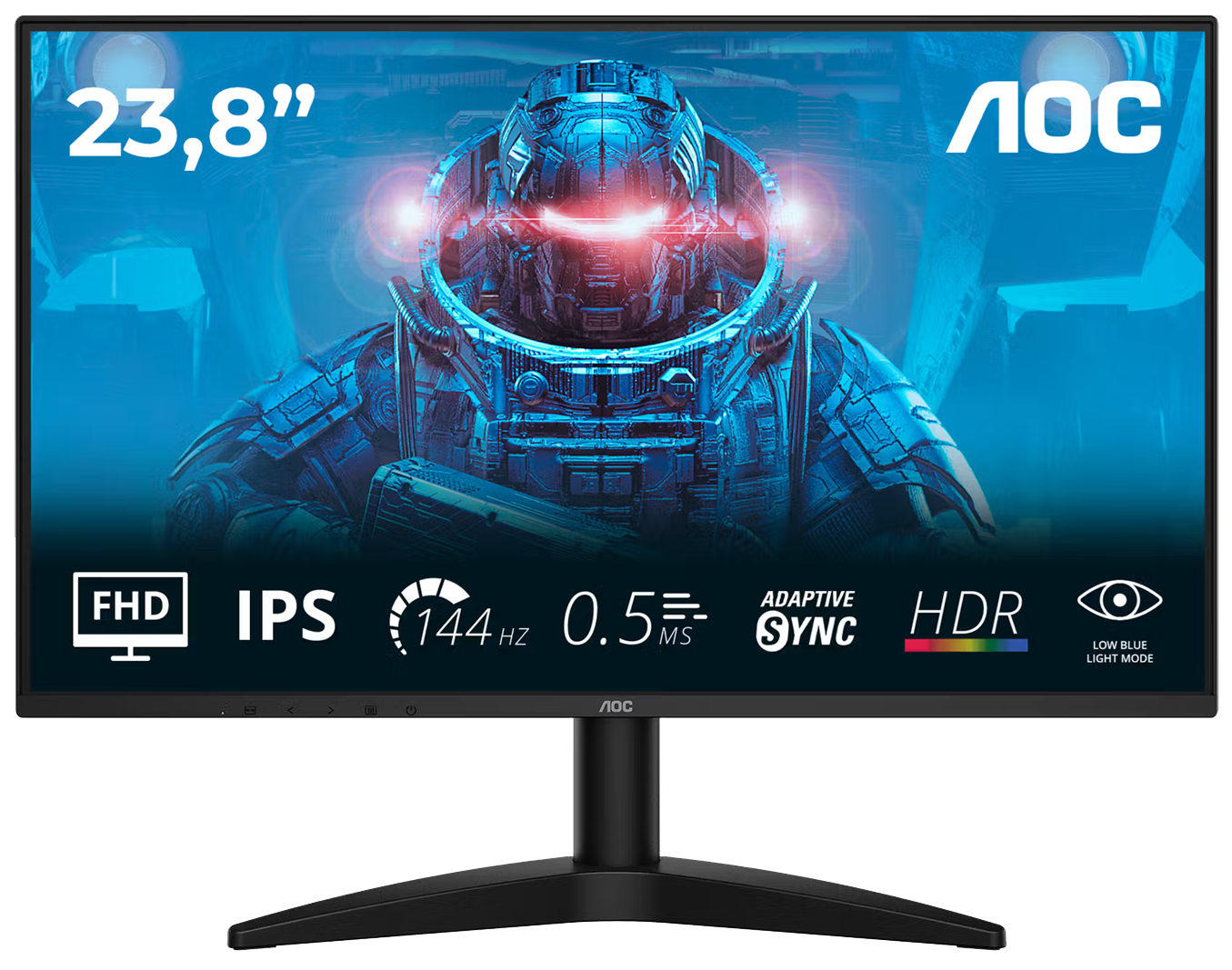 Монiтор 23.8" AOC 24B36X Black