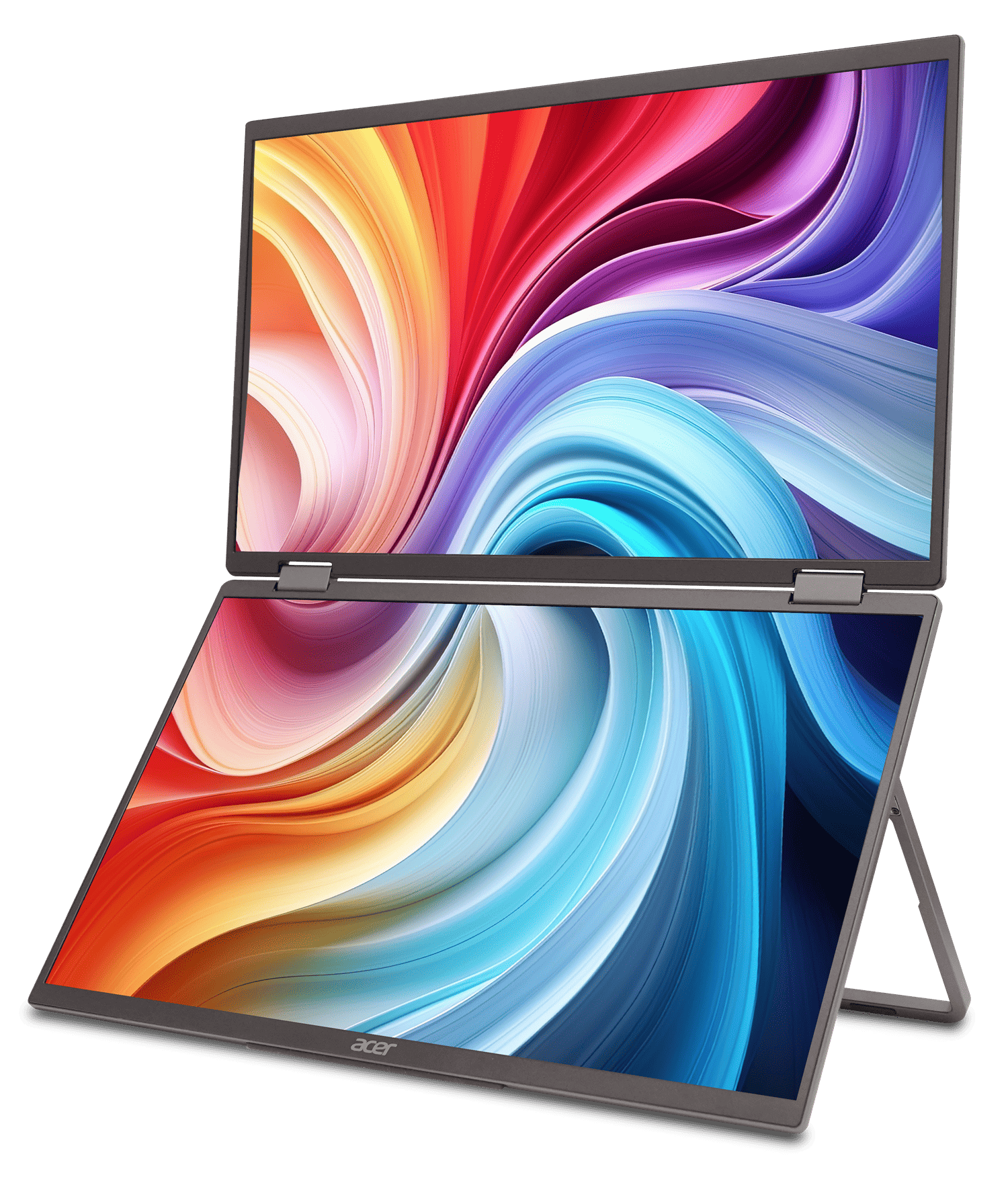 Монiтор 15.6" Acer Dual Portable PD163QTbmiuux (UM.ZP3EE.011) Black