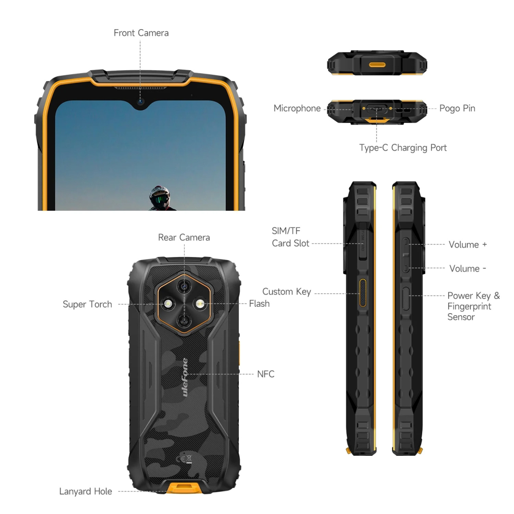 Мобільний телефон Ulefone Rugking 4 Pro 8/256Gb Black (6975326660914)